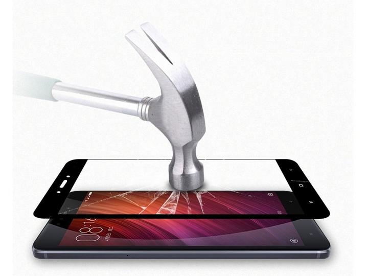 Actual product image Screenguard Xiaomi Redmi 4X Full Screen Protective Glass Film 2.5D 9H (1 Piece, Xiaomi Redmi 4X)