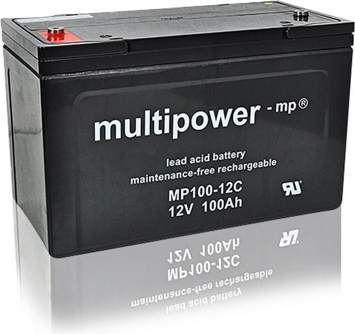 Immagine prodotto Multipower MP100-12C batteria AGM (12 V, 100 Ah)