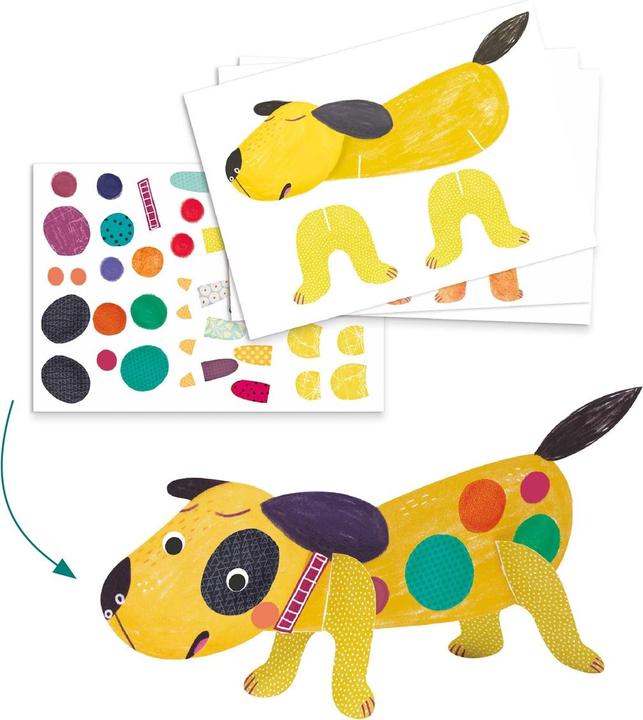 Actual product image Djeco Creative set animal houses