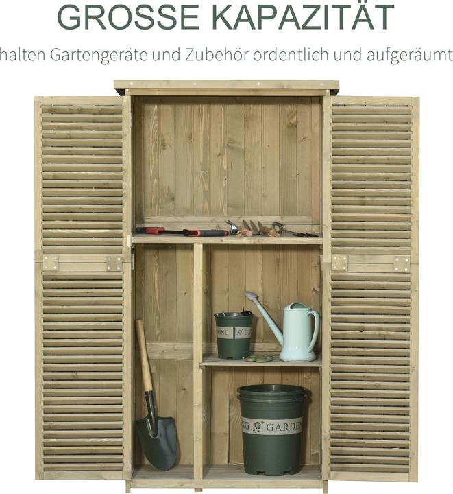 Actual product image Outsunny Tool shed