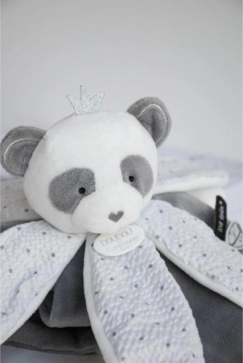 Actual product image Doudou et Compagnie Cuddle cloth dream catcher panda flower