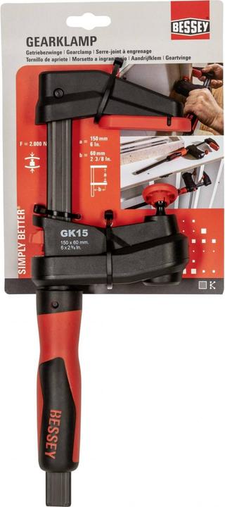 Immagine prodotto Bessey Morsetto per ingranaggi GearKlamp (150 mm)