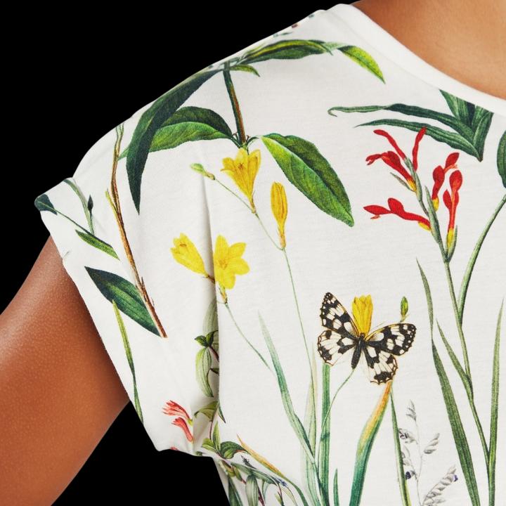 Produktbild Dedicated T-shirt Visby Flower Field Off-White XS (XS)