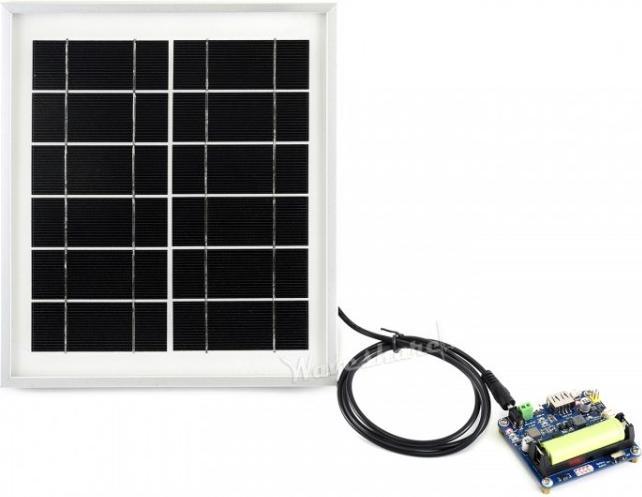 Immagine prodotto WaveShare Pannello solare, 6V / 5W, con spina cava 3,5x1,35mm