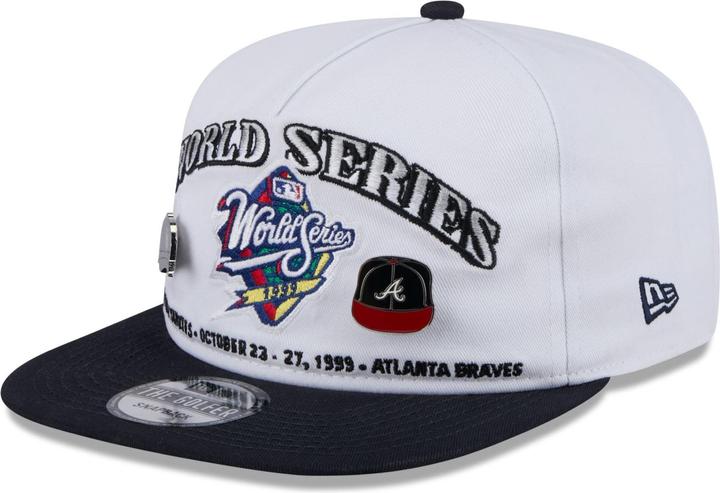 New Era Golfer Cap - World Series 1999 Pin Yankees Braves (One Size)