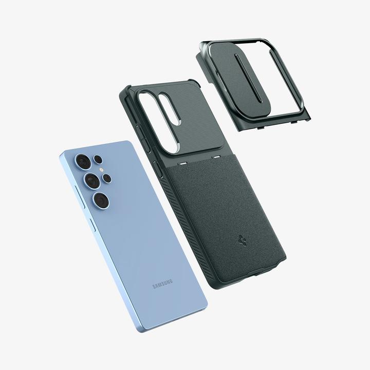 Produktbild Spigen Optik Armor Case for Samsung Galaxy S25 Ultra Abyss Green (Samsung Galaxy S25 Ultra)