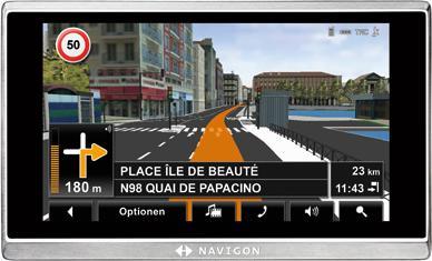 Navigon 8410, TMC, Bluetooth, mappe europee