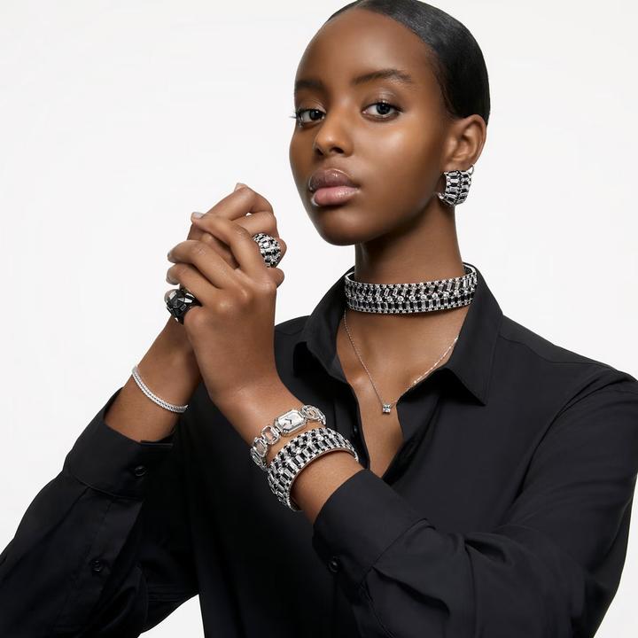 Actual product image Swarovski Chroma Cocktail Ring Black (52)