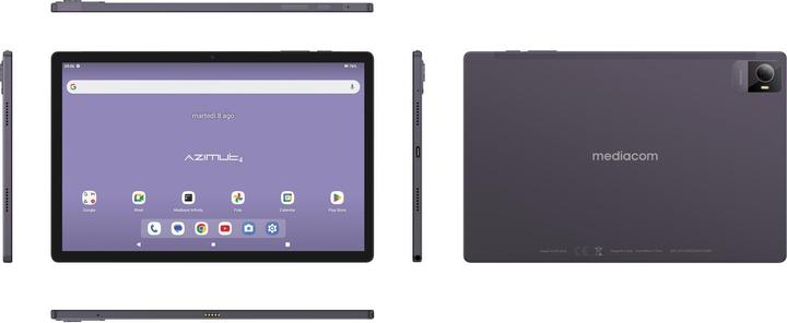 Produktbild Mediacom SmartPad Azimut 4 4Gb 64Gb 10.5' (4G, 10.51", 64 GB, Grau)