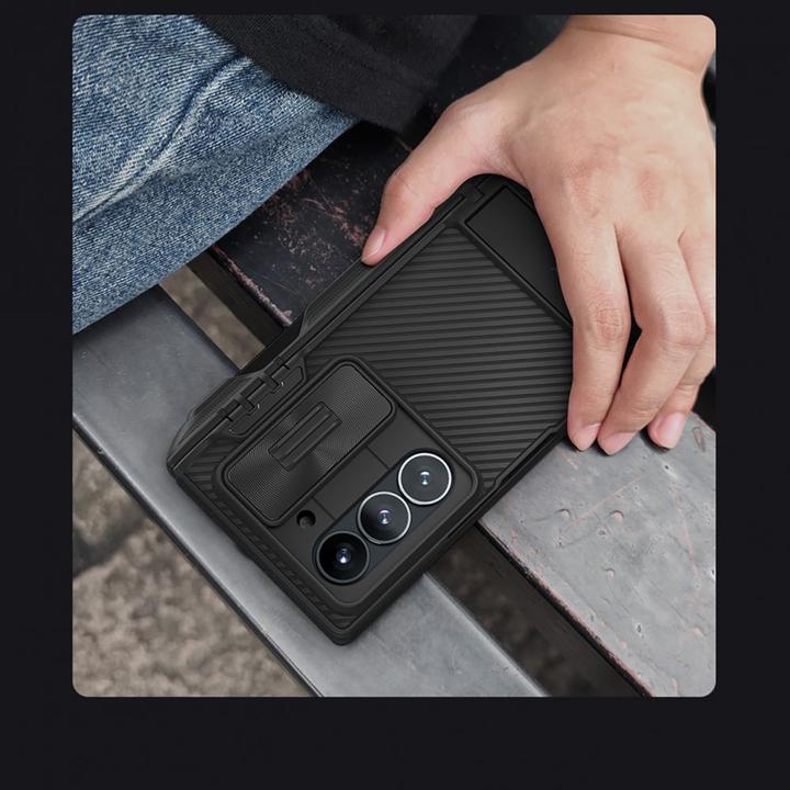 Image du produit Nillkin CamShield Fold Case for Samsung Galaxy Z Fold 6 5G with Stylus Holder - Noir (Samsung Galaxy Z Fold6)