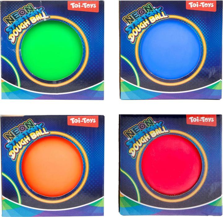 Produktbild Toi-Toys Lustiger Knetball Neon, 10cm