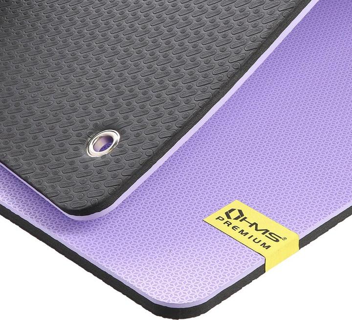 Produktbild HMS Premium MFK07 lila Club-Fitnessmatte mit Löchern (15 mm)