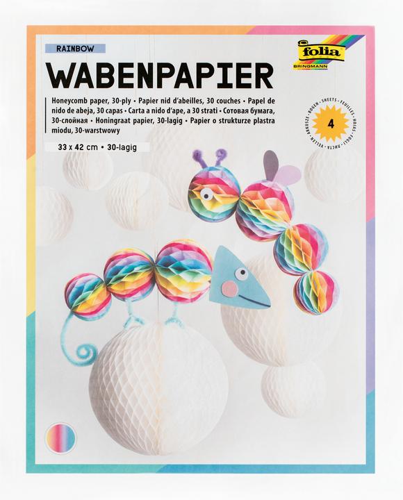 Produktbild Folia Wabenpapier 30-lagig, 4 Blatt (4 x)
