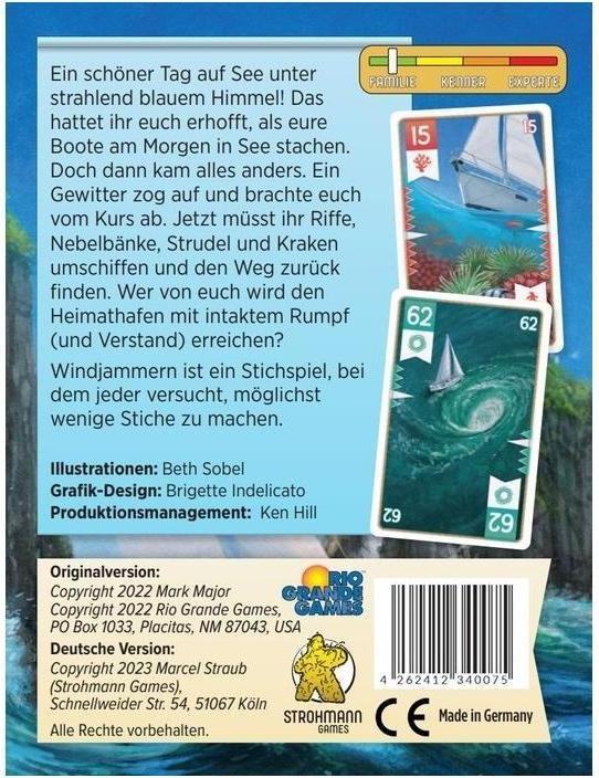 Immagine prodotto Strohmann Games STRD0017 - Windjammers, gioco di carte, per 3-6 giocatori, da 10 anni (edizione DE) (Tedesco)