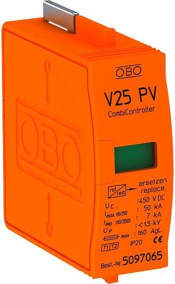 Image du produit OBO Bettermann CombiController V25 Partie supérieure pour PV- 5097065