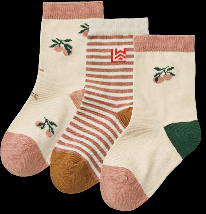 Image du produit Liewood 3Pack Chaussettes Silas Peach Sea Shell Mix (Lot de 3, 29 - 32)