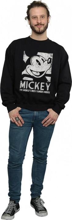 Actual product image Disney Mens Mickey Mouse Most Famous Sweatshirt (M)