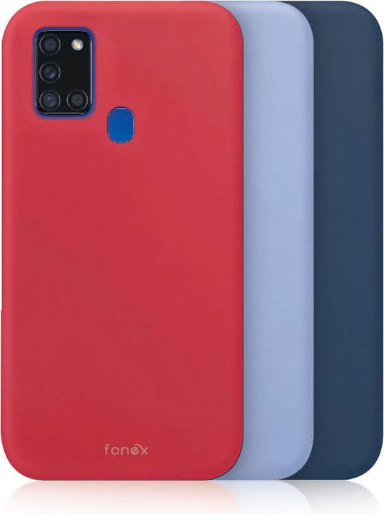 Actual product image Fongex Galaxy A21s - Rainbow Set of 3 Silicone Sleeves (Samsung Galaxy A21s)