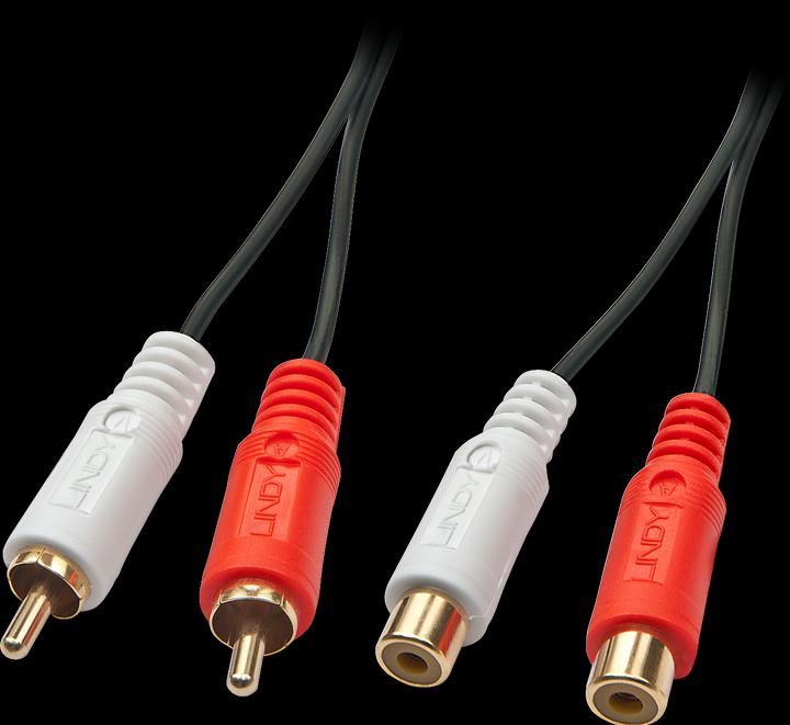 Lindy Stereo Cinch Stecker/Buchse (10 m, Cinch)