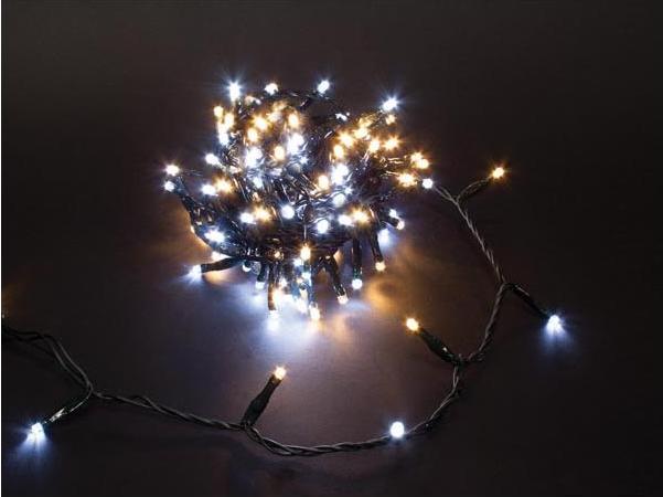 Produktbild Light Creations Duolight - 8 m - 120 LEDs - Weiss und Warmweiss - grünes Kabel - Modulator - 24 V (8 m)