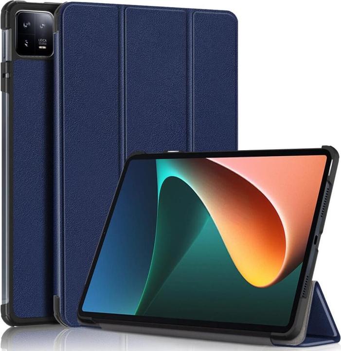 Cover-Discount Xiaomi Pad 6 - Custodia Smart Tri-fold blu scuro (Xiaomi Pad 6, Xiaomi Pad 6 Pro)