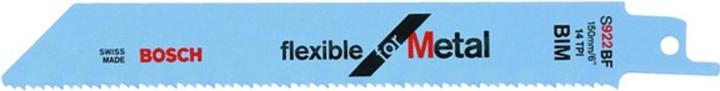 Produktbild Bosch Professional Zubehör Säbelsägeblatt S 922 BF, Flexible for Metal, 2er-Pack