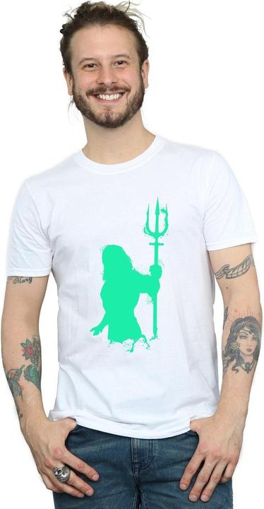 Image du produit Mens Aquaman Aqua Silhouette T-Shirt (S)