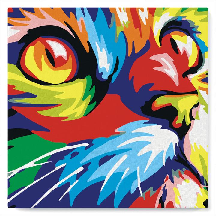 Figured'Art Katze Pop Art