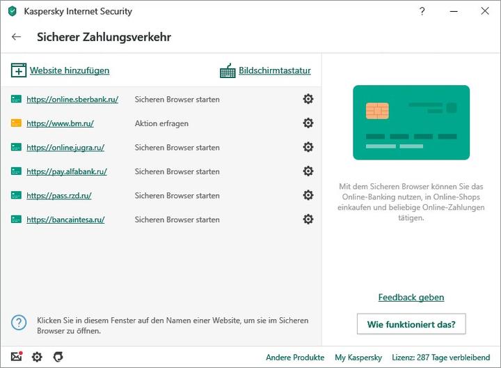 Produktbild Kaspersky Internet Security (5 User, 12 Monate)