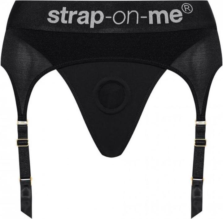 Produktbild Strap-on-me Rebel Luxuriöses StraponGurtzeug mit Strumpfhaltern
