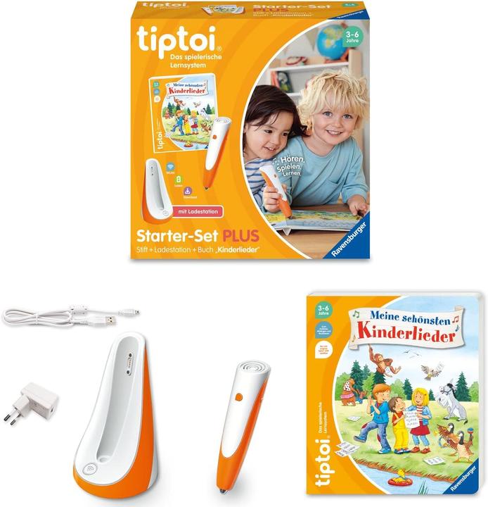 Immagine prodotto Ravensburger Set iniziale Tiptoi + libro Le mie canzoni preferite per bambini (Tedesco)