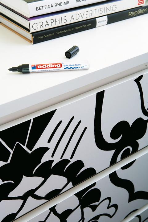 Image du produit Edding Marqueur peinture 750 (Noir, 2 mm, 1 x)