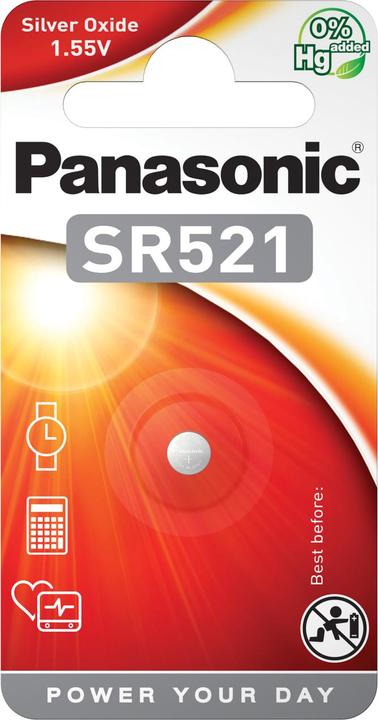 Image du produit Panasonic Oxyde d'argent SR521 (1 pcs, SR63, 17 mAh)