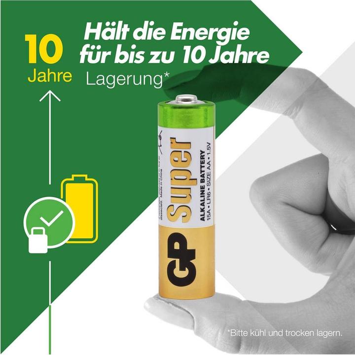 Immagine prodotto GP Batteries Batteria AA Mignon GP Alcalina Super 1.5V 40 pezzi (40 pz., AA)