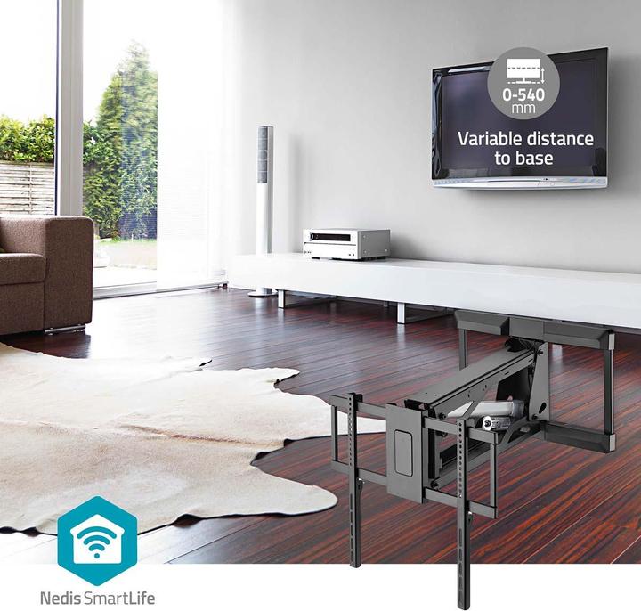 Immagine prodotto Nedis Supporto a parete per TV motorizzato - 37-75" - peso massimo dello schermo supportato: 35 kg - (Muro, 75", 35 kg)