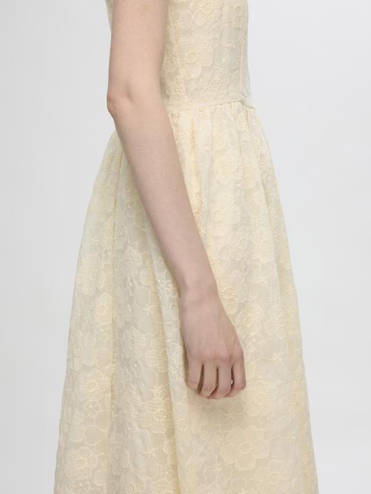 Actual product image Selected Femme Broderie Anglaise Midi Dress (40)