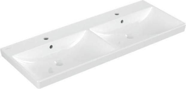 Produktbild Villeroy & Boch V&B Schrank-Doppelwaschtisch AVENTO 1200x470x160mm m ÜL we Alpin CeramicPlus (470 mm, 1200 mm)