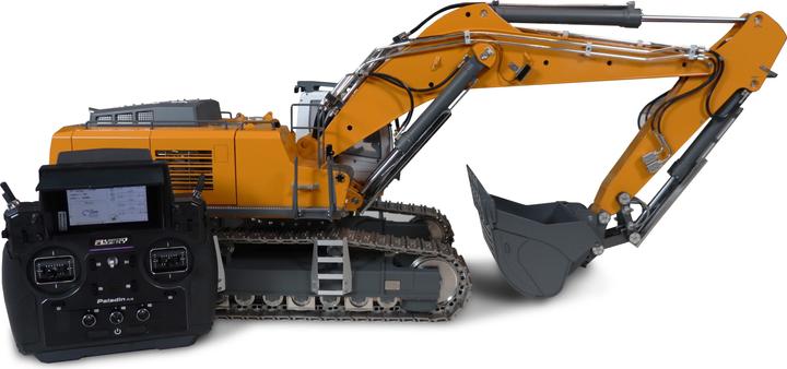 Immagine prodotto Amewi Crawler Excavator Hydraulics G308H, Giallo 1:13.5, RTR (RTR pronto all'uso)