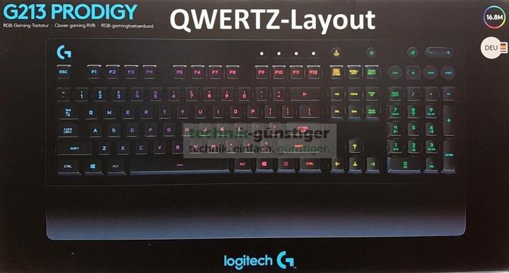 Produktbild Logitech G G213 Prodigy (DE, Kabelgebunden)