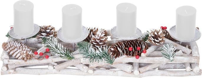 Image du produit Swisshandel24 Couronne de l'Avent (50 x 15 x 11 cm)