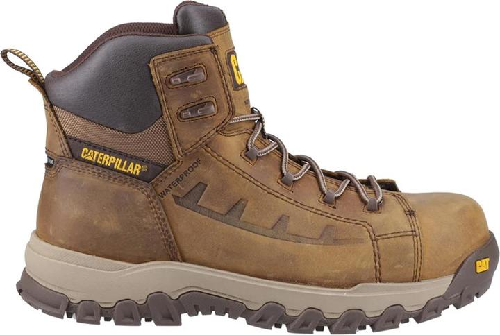 Actual product image Cat Mens Threshold Rebound Grain Leather Composite Toecap Safety Boots (40)