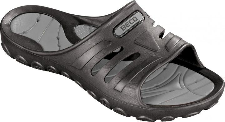 Beco Pantolette, unisex Standard | silber/schwarz | 39 (39)