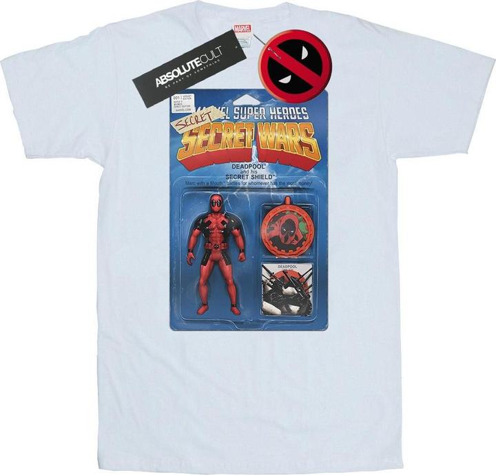 Deadpool Secret Wars Action Figure TShirt (XXL)
