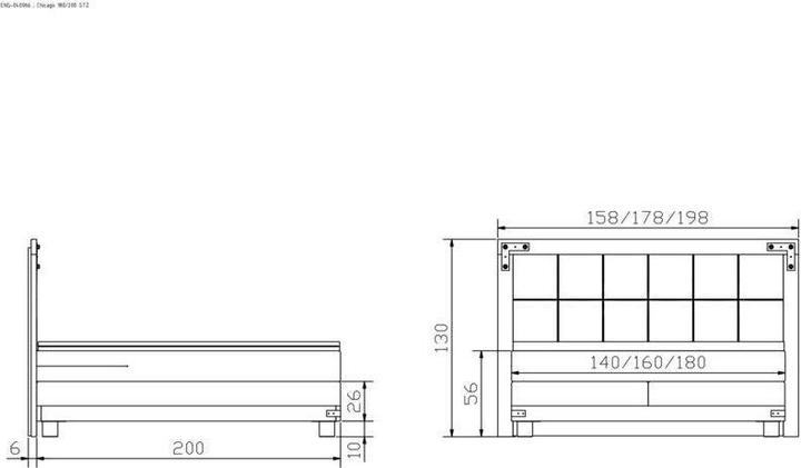 Actual product image Hasena Chicago (140 x 200)