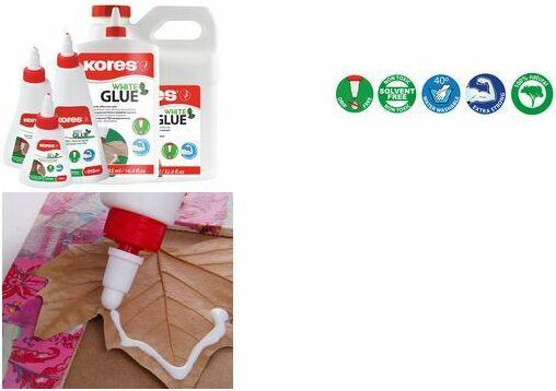 Image du produit Kores colle blanche (125 g, 125 ml)