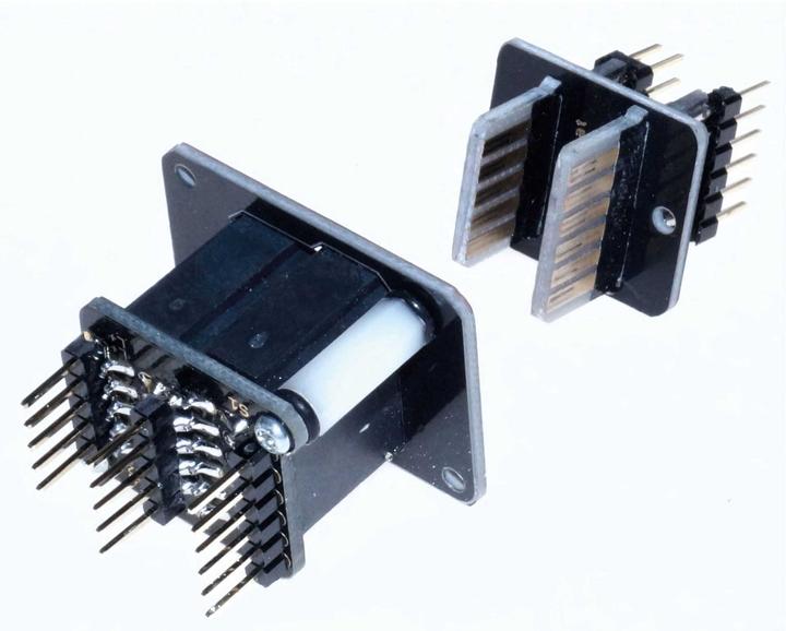 Image du produit Unilight connecteur direct header avec 6 pôles primaires 10 pôles secondaires, 2pcs, uni contactle