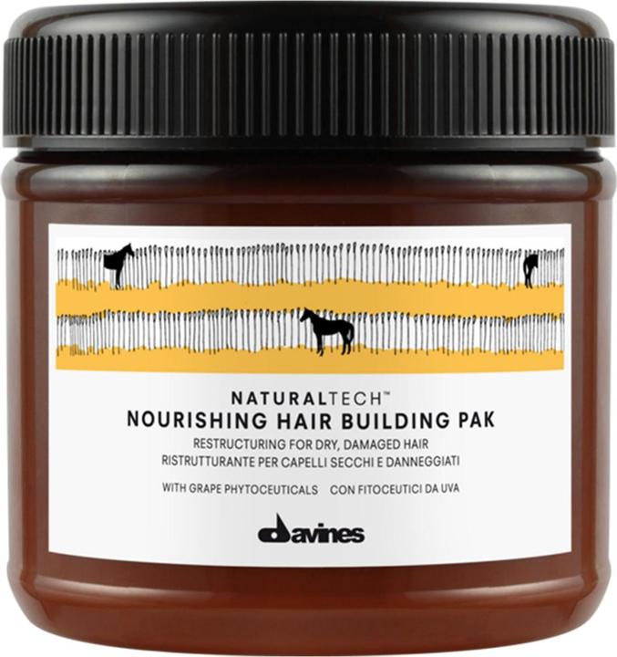Davines Naturaltech Nourishing Hair Building Pak Restorative Mask For Dry And Brittle Hair 60Ml (60 ml)