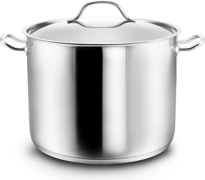 Kopf XXL Induktion Kochtopf Gigantos, Ø 26 cm, Höhe 19 cm, 10 Liter, Edelstahl (Kochtopf)