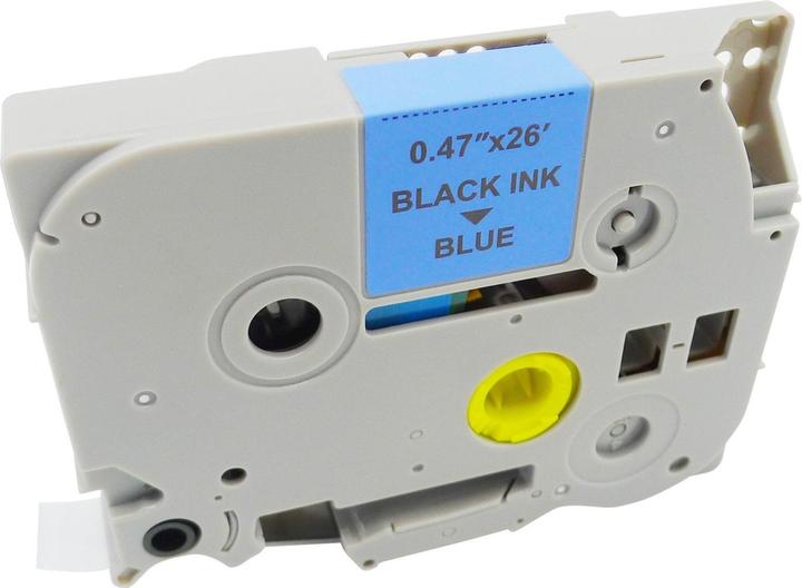 Actual product image MediaRange Writing Tape Cassette 12mm black/blue Brother TZ-531/TZe-531 8m (1.20 cm, Blue)
