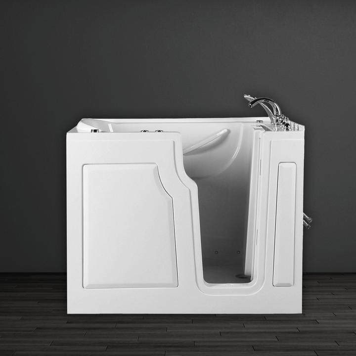 Produktbild PureHaven Seniorenbadewanne 122x71 cm mit Whirlpool-Funktion Wasserdüsen integrierter Tür für leicht (71 cm, 122 cm)